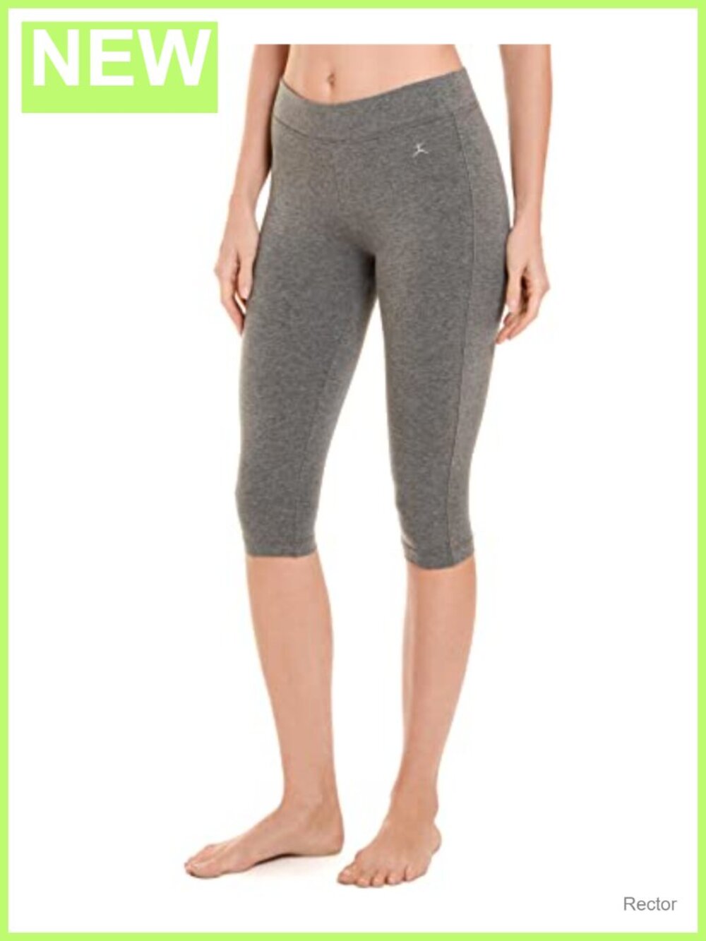 Danskin Essential Capri Athletic Leggings Cotton Stretch Leggings for Yoga